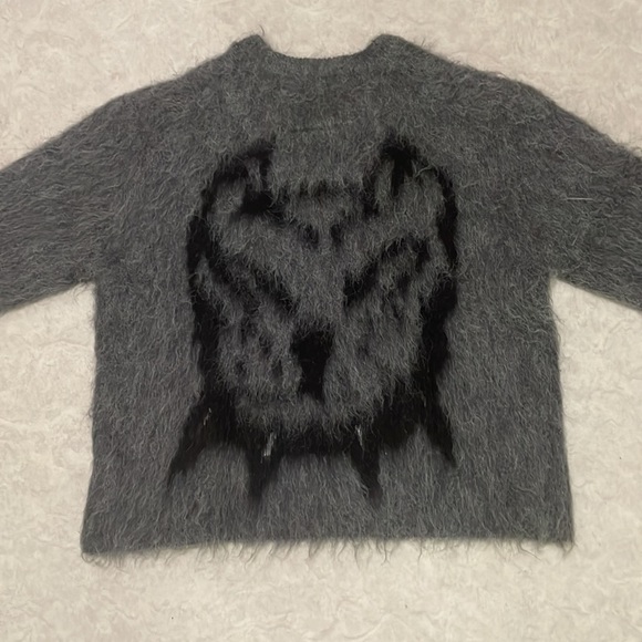 Givenchy Chito Printed Mohair-Blend Jacquard Sweater - Picture 3 of 9